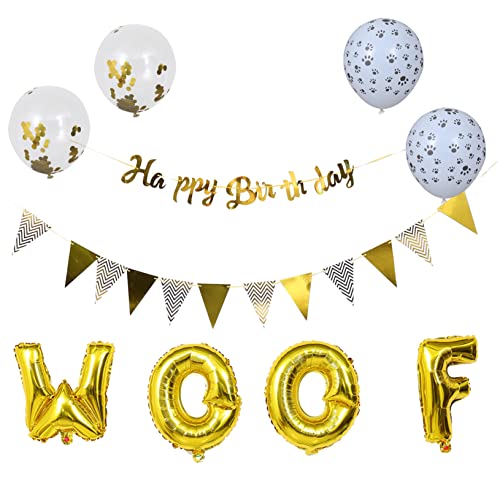 FELTECHELECTR Party Y Bolloon Ballonbogen-set 1 Set 18-teiliges Hunde-geburtstagsparty-dekorationsset Aluminiumfolie Ballons Banner FELTECHELECTR Party Y Bolloon Ballonbogen-set 1 Set 18-teiliges Hunde-geburtstagsparty-dekorationsset Aluminiumfolie Ballons Banner von FELTECHELECTR