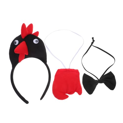 FELTECHELECTR 1 Satz Hühnerkopf-party-verkleidung Tier-stirnband Hahnkostüm Hahn Kostüm Hühnerkostüm Hühnerfliege Hahn-tierhaar-reifen Osterparty-stirnband Hahn-stirnband Baumwolle Black FELTECHELECTR 1 Satz Hühnerkopf-party-verkleidung Tier-stirnband Hahnkostüm Hahn Kostüm Hühnerkostüm Hühnerfliege Hahn-tierhaar-reifen Osterparty-stirnband Hahn-stirnband Baumwolle Black von FELTECHELECTR