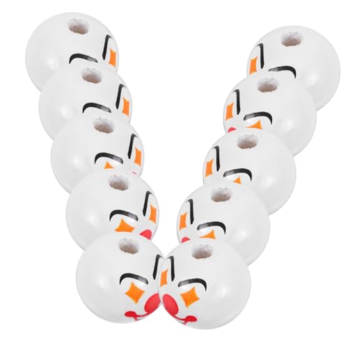 FELTECHELECTR 10 Stück Holzperlen Mit Clowngesicht, 20 Mm, Für Schmuckherstellung, Bastelbedarf, Armband, Halskette, Ohrringe, Kreative Perlen Für Kinder, Handarbeit, Geburtstagsfeier, Familie, FELTECHELECTR 10 Stück Holzperlen Mit Clowngesicht, 20 Mm, Für Schmuckherstellung, Bastelbedarf, Armband, Halskette, Ohrringe, Kreative Perlen Für Kinder, Handarbeit, Geburtstagsfeier, Familie, von FELTECHELECTR