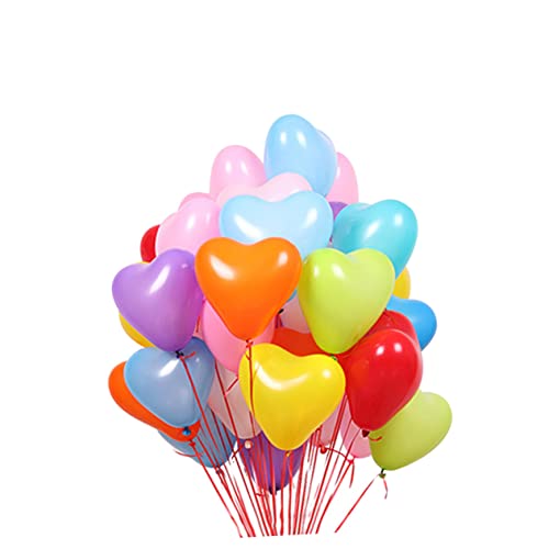 FELTECHELECTR Herzform Latexballons Für Hochzeits Und Geburtstagsdekoration Heliumballons Zufälligen Farben Für Partys Und Feiern FELTECHELECTR Herzform Latexballons Für Hochzeits Und Geburtstagsdekoration Heliumballons Zufälligen Farben Für Partys Und Feiern von FELTECHELECTR