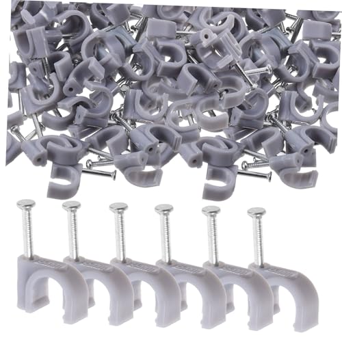 FELTECHELECTR 100Stücke Kabelklemmen Kabel Draht Clip aus Langlebigem Material Klemme für Ethernet Kabel Einfache Installation Schlichte für Dekorationsstil FELTECHELECTR 100Stücke Kabelklemmen Kabel Draht Clip aus Langlebigem Material Klemme für Ethernet Kabel Einfache Installation Schlichte für Dekorationsstil von FELTECHELECTR
