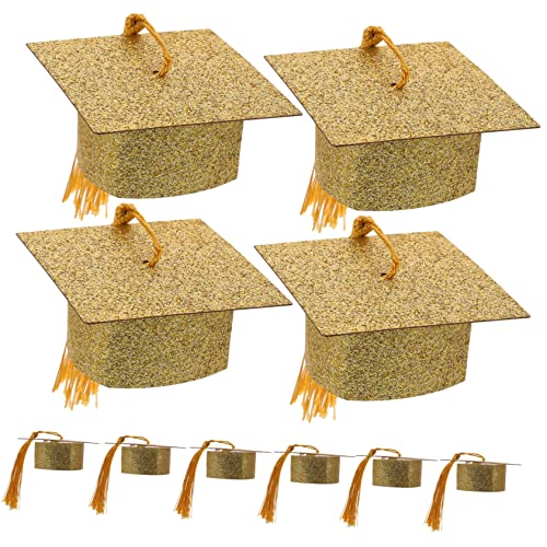 FELTECHELECTR 10St Abschlusspokal Deckel Abschlusskappen schwarze Abschlusskappe Aufkleber Grad im Freien abschlussgeschenk party sachen lustige Hülle Abschlusshut, Kelchkappen Papier Golden FELTECHELECTR 10St Abschlusspokal Deckel Abschlusskappen schwarze Abschlusskappe Aufkleber Grad im Freien abschlussgeschenk party sachen lustige Hülle Abschlusshut, Kelchkappen Papier Golden von FELTECHELECTR