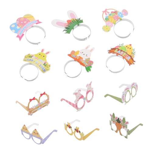 FELTECHELECTR 12St Ostern Stirnband igelkostümkinder ostern lustige brillen partyzubehör 0stergeschenke Osterhasenbrille Ostergläser Partybrillen für Kinder Papierstirnband und Brille FELTECHELECTR 12St Ostern Stirnband igelkostümkinder ostern lustige brillen partyzubehör 0stergeschenke Osterhasenbrille Ostergläser Partybrillen für Kinder Papierstirnband und Brille von FELTECHELECTR