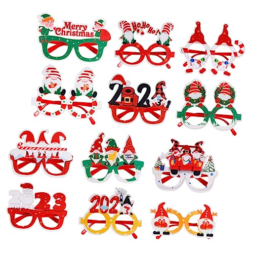 FELTECHELECTR Party-brille 12st Weihnachtsbrille Kinderferngläser Weihnachtsmotiv Bescherung Weihnachten Weihnachtsaccessoires Freunde Lichter Weihnachtsparty Liefert Weihnachtsfeier Brillen Filzstoff FELTECHELECTR Party-brille 12st Weihnachtsbrille Kinderferngläser Weihnachtsmotiv Bescherung Weihnachten Weihnachtsaccessoires Freunde Lichter Weihnachtsparty Liefert Weihnachtsfeier Brillen Filzstoff von FELTECHELECTR