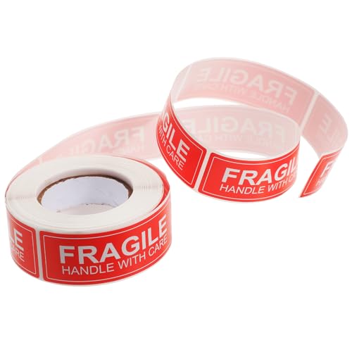 FELTECHELECTR 1Rolle Versandaufkleber Fragile Handle With Care Zerbrechliche Etiketten Hochwertige Warnaufkleber für Sicheren Versand Verpackung Einfache Anwendung FELTECHELECTR 1Rolle Versandaufkleber Fragile Handle With Care Zerbrechliche Etiketten Hochwertige Warnaufkleber für Sicheren Versand Verpackung Einfache Anwendung von FELTECHELECTR