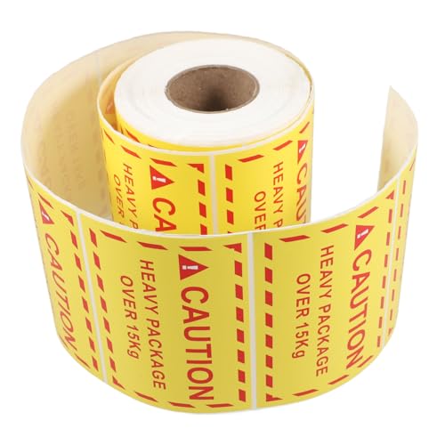 FELTECHELECTR 1Rolle Warnaufkleber Vorsicht Schweres über Selbstklebende Etiketten für Versand Handhabung Verpackung FELTECHELECTR 1Rolle Warnaufkleber Vorsicht Schweres über Selbstklebende Etiketten für Versand Handhabung Verpackung von FELTECHELECTR