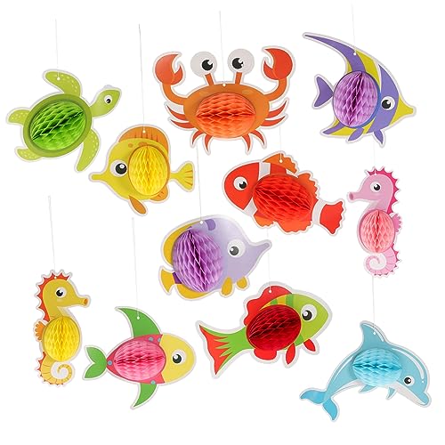FELTECHELECTR 1Satz Tierische Wabenball Dekoration für Kindergeburtstag Teiliges mit Lebendigen Tiermotiven für Unterwasser Themenpartys und Foto Props für Unvergessliche FELTECHELECTR 1Satz Tierische Wabenball Dekoration für Kindergeburtstag Teiliges mit Lebendigen Tiermotiven für Unterwasser Themenpartys und Foto Props für Unvergessliche von FELTECHELECTR