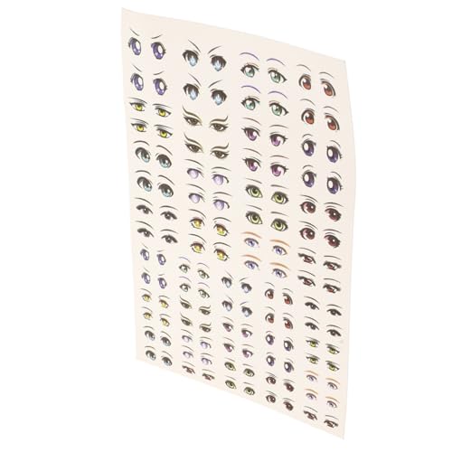 FELTECHELECTR 1blatt Cartoon Augen Aufkleber Selbstklebende Papier Augen Sticker Für Bastelprojekte Teiliges Für Animation Puppen Und Tonfiguren Leicht Abziehbar Und Wiederverwendbar von FELTECHELECTR