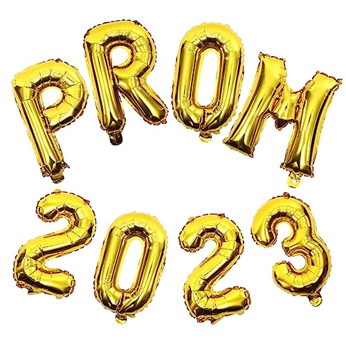 FELTECHELECTR 2 Sätze Graduation Party Folienballons Dekoration Prom Senior Year Balloon Party Adornment für Innen Außen von FELTECHELECTR