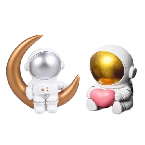 FELTECHELECTR 2 Stk Ornamente Cartoon-astronaut Schmückt Kuchenverzierung Astronautendekor Für Kuchen Astronautenspielzeug Astronautenkuchen Schmücken Kuchen Astronaut Figur Mini- Harz FELTECHELECTR 2 Stk Ornamente Cartoon-astronaut Schmückt Kuchenverzierung Astronautendekor Für Kuchen Astronautenspielzeug Astronautenkuchen Schmücken Kuchen Astronaut Figur Mini- Harz von FELTECHELECTR