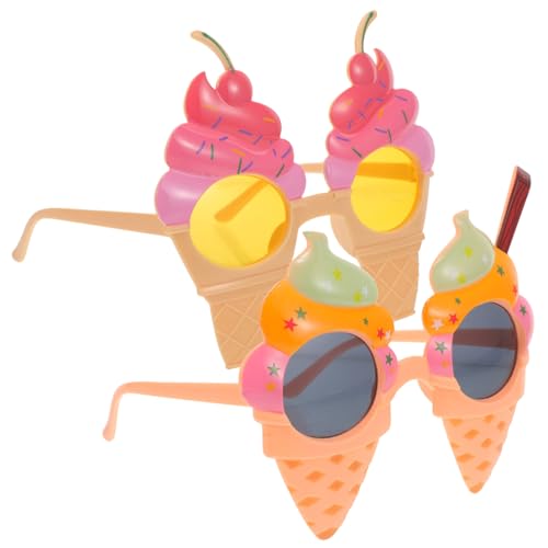 FELTECHELECTR 2 Stück Teiliges Eiscreme Brillen aus Stabilem Hawaii Party Sonnenbrillen und Lustige Partybrillen für Erwachsene Auffällige Accessoires für Luau Partys und Tanzveranstaltungen FELTECHELECTR 2 Stück Teiliges Eiscreme Brillen aus Stabilem Hawaii Party Sonnenbrillen und Lustige Partybrillen für Erwachsene Auffällige Accessoires für Luau Partys und Tanzveranstaltungen von FELTECHELECTR