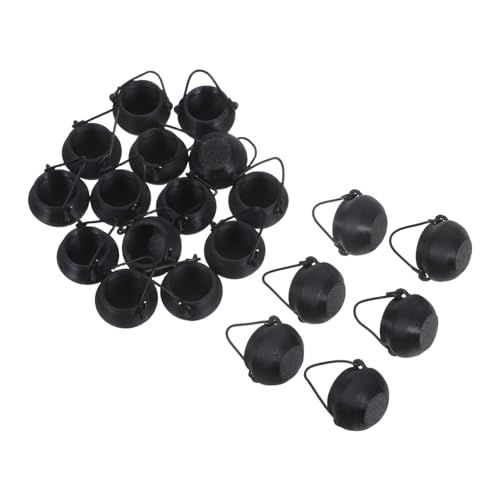 FELTECHELECTR 20 Stück Halloween-mini-Kessel-Ornamente: Kleine Kunststoffkessel – Miniatur-bonbonkessel-Ornamente Für Die Halloween-Dekoration FELTECHELECTR 20 Stück Halloween-mini-Kessel-Ornamente: Kleine Kunststoffkessel – Miniatur-bonbonkessel-Ornamente Für Die Halloween-Dekoration von FELTECHELECTR