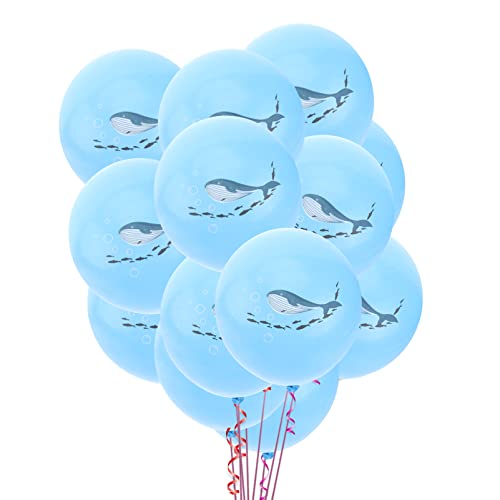 FELTECHELECTR Dekorative Luftballons 20St Ballon Partydekoration blaues Dekor Festival Delfin-Dekor geschenk Partyschmuck Tier schmücken dekorative Gegenstände Kind Emulsion Partyballons von FELTECHELECTR