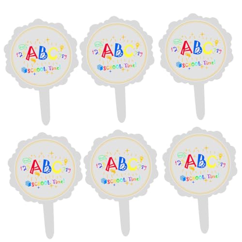 FELTECHELECTR 24St Kuchen Picks Cupcake-Kapazitäten Dekorationen für Schulkuchen partydekoration party decoration Kuchenspieße für Schulpartys Kuchendekoration für Schulparty Weiß FELTECHELECTR 24St Kuchen Picks Cupcake-Kapazitäten Dekorationen für Schulkuchen partydekoration party decoration Kuchenspieße für Schulpartys Kuchendekoration für Schulparty Weiß von FELTECHELECTR