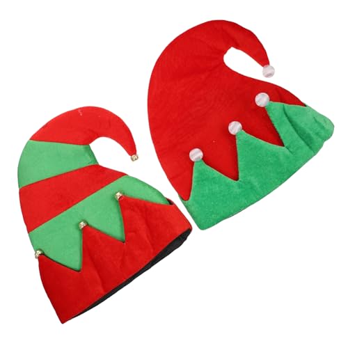 FELTECHELECTR 2st Weihnachtselfenmütze Krippendekoration Damen Hut Weihnachtsfeierbevorzugungshut Partyhüte Für Kinder Weihnachtselfe Mütze Feiertags-partyhüte Weihnachtsmann-mützen Stoff FELTECHELECTR 2st Weihnachtselfenmütze Krippendekoration Damen Hut Weihnachtsfeierbevorzugungshut Partyhüte Für Kinder Weihnachtselfe Mütze Feiertags-partyhüte Weihnachtsmann-mützen Stoff von FELTECHELECTR