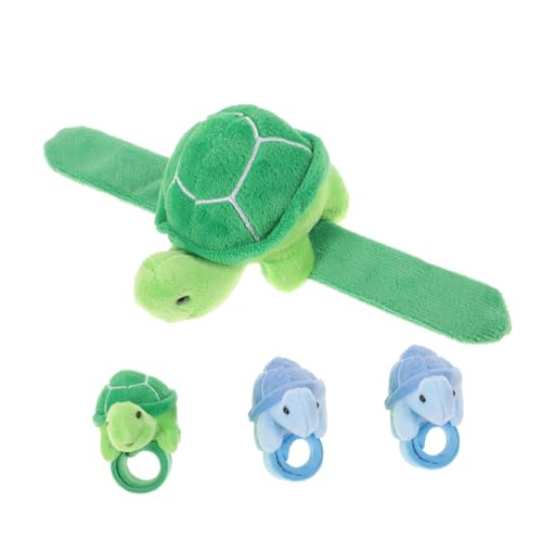 FELTECHELECTR 4 Stück Plüsch Schildkröten Slap Bracelets aus Weichem Hautfreundlichem Material Kuschelige Gepolsterte Snap Armbänder für Erwachsene Lustige Tier Motivbänder als Partygeschenke FELTECHELECTR 4 Stück Plüsch Schildkröten Slap Bracelets aus Weichem Hautfreundlichem Material Kuschelige Gepolsterte Snap Armbänder für Erwachsene Lustige Tier Motivbänder als Partygeschenke von FELTECHELECTR