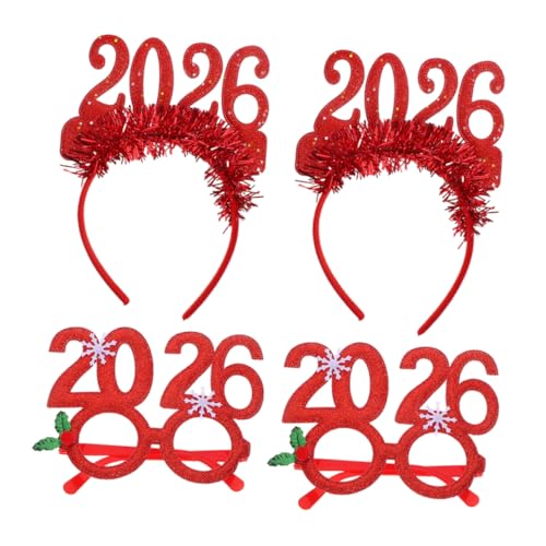 FELTECHELECTR 4 Weihnachtsbrillen-stirnbänder: 2026 Weihnachtsbrillen-stirnbänder, Party-dekorationszubehör Für Weihnachten, Neujahrspartys, Feiertagsgeschenke Und Fotoautomaten FELTECHELECTR 4 Weihnachtsbrillen-stirnbänder: 2026 Weihnachtsbrillen-stirnbänder, Party-dekorationszubehör Für Weihnachten, Neujahrspartys, Feiertagsgeschenke Und Fotoautomaten von FELTECHELECTR