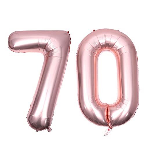 FELTECHELECTR Geburtstagsballon-set 40 Zahl 70 Aluminiumfolie Eventbedarf FELTECHELECTR Geburtstagsballon-set 40 Zahl 70 Aluminiumfolie Eventbedarf von FELTECHELECTR