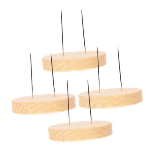 FELTECHELECTR 4Stücke Holzsockel Puppenständer für Häkelpuppen Stabiler Filzpuppen Halter für DIY Projekte und Puppen Ausstellung für Zuhause und Kreative Arrangements von FELTECHELECTR
