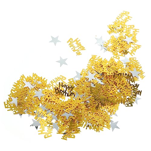 FELTECHELECTR 5 Beutel Goldenes Konfetti Zum Geburtstag Party-dekoration Für Mädchen Und Frauen 50 G Zarte Buchstabenform Tischstreuer FELTECHELECTR 5 Beutel Goldenes Konfetti Zum Geburtstag Party-dekoration Für Mädchen Und Frauen 50 G Zarte Buchstabenform Tischstreuer von FELTECHELECTR