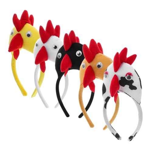 FELTECHELECTR Halloween Cartoon Huhn Haarband Party Kopfschmuck Cosplay Zubehör FELTECHELECTR Halloween Cartoon Huhn Haarband Party Kopfschmuck Cosplay Zubehör von FELTECHELECTR