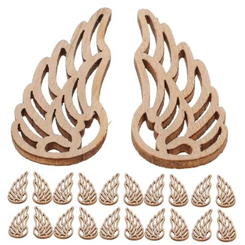 FELTECHELECTR 50 Stücke Unfinished Holz Ausschnitte Decor Für Ornamente Weihnachten Handwerk Liefert FELTECHELECTR 50 Stücke Unfinished Holz Ausschnitte Decor Für Ornamente Weihnachten Handwerk Liefert von FELTECHELECTR
