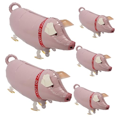 FELTECHELECTR Lustiges Ballonspielzeug-großset Für Jungen Und Mädchen Aufblasbare Schweine FELTECHELECTR Lustiges Ballonspielzeug-großset Für Jungen Und Mädchen Aufblasbare Schweine von FELTECHELECTR