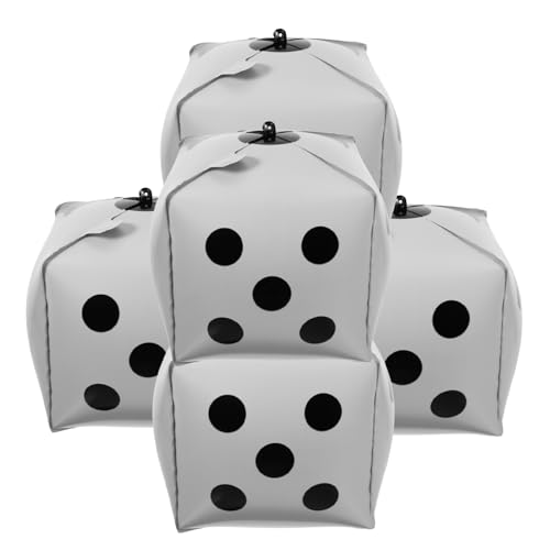 FELTECHELECTR 5pcs Würfelballons Aluminium Folienballons Für Game Night Party Dekorationen Poker -themen -events Partyzubehör FELTECHELECTR 5pcs Würfelballons Aluminium Folienballons Für Game Night Party Dekorationen Poker -themen -events Partyzubehör von FELTECHELECTR