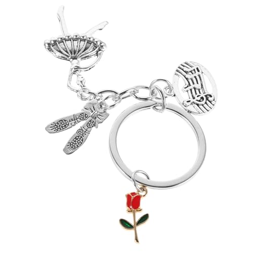 FELTECHELECTR 6 Stück Teiliges Ballett Schlüsselanhänger Ballerina Rosen und Spitzenschuh Anhänger Elegantes Robustes Tanzschmuck für Ballettfans und Tanzliebhaber FELTECHELECTR 6 Stück Teiliges Ballett Schlüsselanhänger Ballerina Rosen und Spitzenschuh Anhänger Elegantes Robustes Tanzschmuck für Ballettfans und Tanzliebhaber von FELTECHELECTR