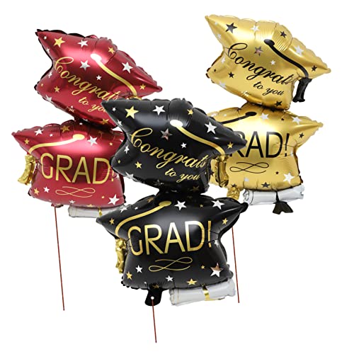 FELTECHELECTR 6Stücke Abschlussballon Folienballons und Dekoration für Abschlussfeiern Klassenzimmer und Partys Fotorequisiten für Unvergessliche FELTECHELECTR 6Stücke Abschlussballon Folienballons und Dekoration für Abschlussfeiern Klassenzimmer und Partys Fotorequisiten für Unvergessliche von FELTECHELECTR