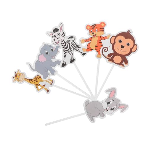 FELTECHELECTR 8 Stücke Tier Kuchen Toers Dschungel Party Dekorationen Jungen Und Mädchen Geburtstag Partei Liefert Cupcake Topper Für Dessert FELTECHELECTR 8 Stücke Tier Kuchen Toers Dschungel Party Dekorationen Jungen Und Mädchen Geburtstag Partei Liefert Cupcake Topper Für Dessert von FELTECHELECTR