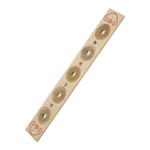 FELTECHELECTR Antikes Drucklineal Im Vintage-Design Robustes Messingmaterial Traditionelles Chinesisches Lineal Für Präzise Messungen FELTECHELECTR Antikes Drucklineal Im Vintage-Design Robustes Messingmaterial Traditionelles Chinesisches Lineal Für Präzise Messungen von FELTECHELECTR