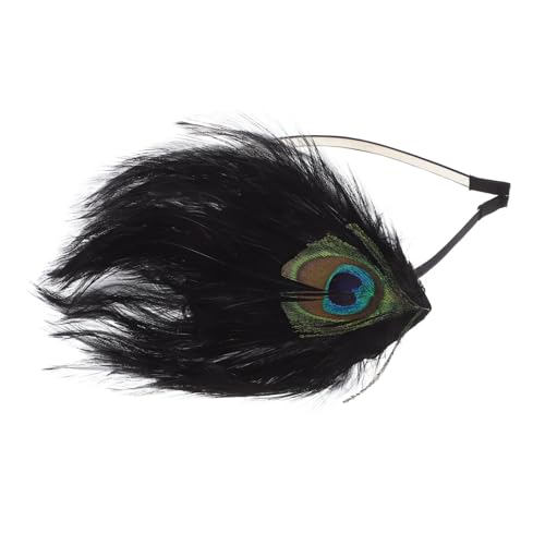FELTECHELECTR Kreativer Haarreif mit Federn Vintage Haarschmuck für Cosplay und Partys Rutschfestes Stirnband für Einen Auffälligen Look FELTECHELECTR Kreativer Haarreif mit Federn Vintage Haarschmuck für Cosplay und Partys Rutschfestes Stirnband für Einen Auffälligen Look von FELTECHELECTR