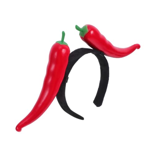 FELTECHELECTR Lustiges Gemüse-stirnband Halloween Stirnband Kopfbedeckungen Für Kostümpartys Stirnbänder Halloween-stirnband Falsche Paprika Chili-partygeschenke Chili- Plastik FELTECHELECTR Lustiges Gemüse-stirnband Halloween Stirnband Kopfbedeckungen Für Kostümpartys Stirnbänder Halloween-stirnband Falsche Paprika Chili-partygeschenke Chili- Plastik von FELTECHELECTR