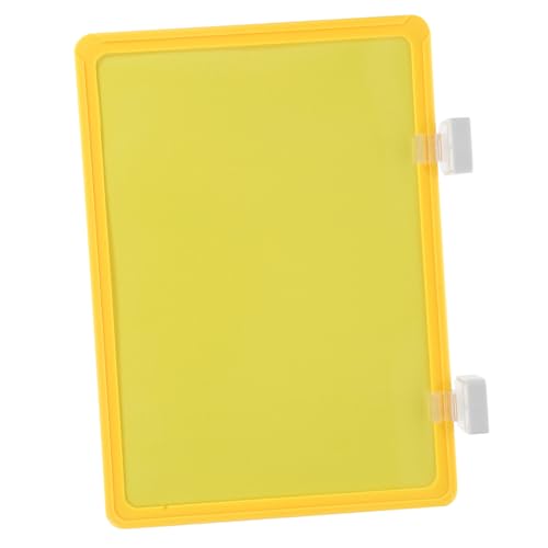 FELTECHELECTR Magnetische Lageretiketten Gelber Rahmen Kunststoff Papier Wiederbeschreibbar Schnelle Montage für Regalbeschriftung Lagerverwaltung und Warenkennzeichnung FELTECHELECTR Magnetische Lageretiketten Gelber Rahmen Kunststoff Papier Wiederbeschreibbar Schnelle Montage für Regalbeschriftung Lagerverwaltung und Warenkennzeichnung von FELTECHELECTR
