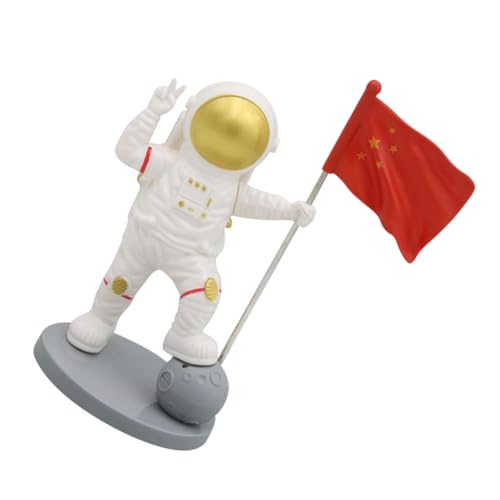 FELTECHELECTR Ornamente Spielzeug Tortendeko Einschulung Geschenke Astronautendekor Für Kuchen Kuchen-astronauten-ornament Auto-astronauten-figur Mini Space Shuttle Plastik von FELTECHELECTR