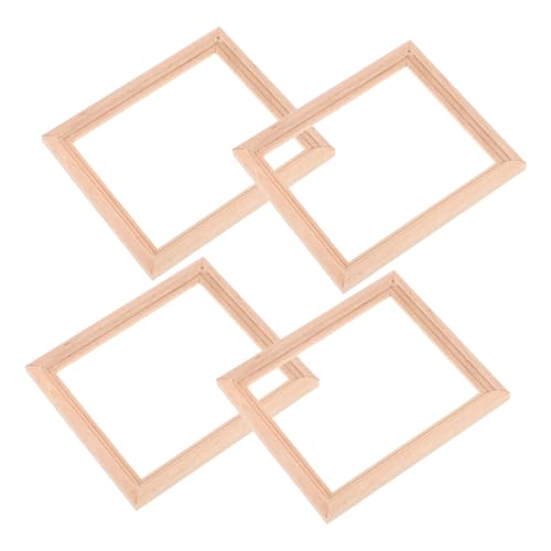 FELTECHELECTR Puppenhausmöbel Aufbewahrungsregal aus Holz Miniaturrahmen für Mini-Bilderrahmen im Maßstab 1:12 handgefertigtes Holz-Bastelset FELTECHELECTR Puppenhausmöbel Aufbewahrungsregal aus Holz Miniaturrahmen für Mini-Bilderrahmen im Maßstab 1:12 handgefertigtes Holz-Bastelset von FELTECHELECTR