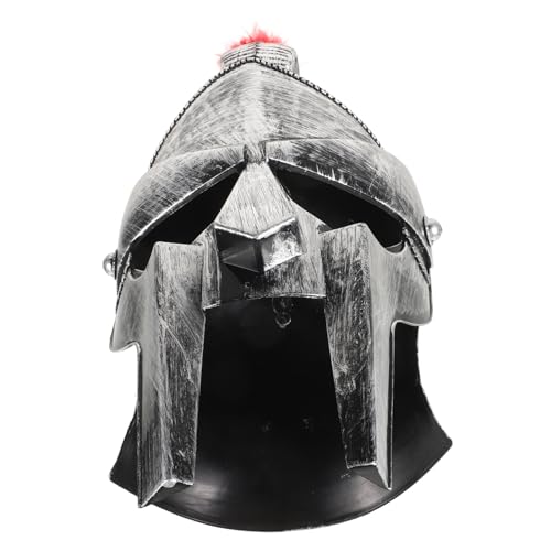 FELTECHELECTR Roman Helm Verstellbarer Römischer Soldatenhelm für Kostümpartys und Cosplay Historisches Zubehör für Erwachsene für Theateraufführungen und Themenveranstaltungen von FELTECHELECTR