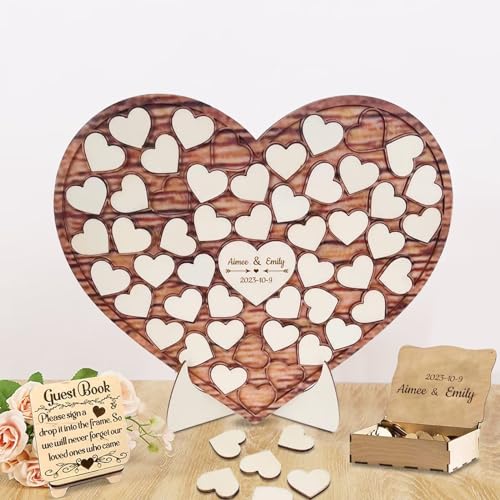 Hölzerne Hochzeit Gästebuch Alternativen,Personalisiertes Hochzeit Gästebuch,Einzigartiges und schönes Gästebuch,Rustikale Hochzeitsdekorationen für Bankette und Hochzeiten Hölzerne Hochzeit Gästebuch Alternativen,Personalisiertes Hochzeit Gästebuch,Einzigartiges und schönes Gästebuch,Rustikale Hochzeitsdekorationen für Bankette und Hochzeiten von FENGHUO