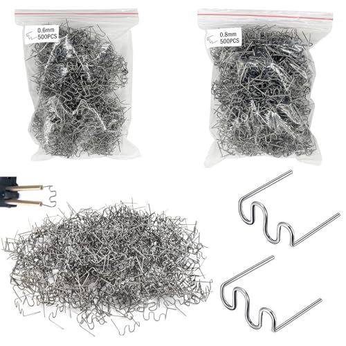 1000 Stück Stahl Hot Staples Schweißstäbe Klammern 0,8mm / 0,6mm Hot Staples Welder Staple, Plastik Schweißen Heiße Heftklammern, Klammern Schweißen, Heiße Heftklammern, Schweißen Reparaturmaschine 1000 Stück Stahl Hot Staples Schweißstäbe Klammern 0,8mm / 0,6mm Hot Staples Welder Staple, Plastik Schweißen Heiße Heftklammern, Klammern Schweißen, Heiße Heftklammern, Schweißen Reparaturmaschine von FENGJIAHUI