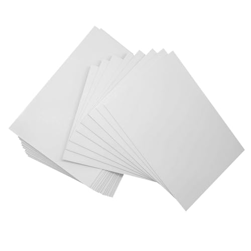 100 Stück Karteikarten Blanko, 10x15cm Blanko Papier Karten Weiße Leere Postkarten DIY Papier Karteikarten für Graffiti Nachricht Geschenkanhänger Schule Home Büro von FENGQQKJ