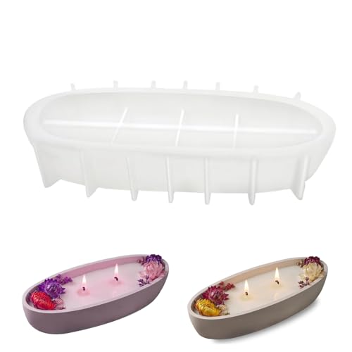 Ovale Silikonformen Groß Gießformen Schiffsform Silikonform für DIY Kerzenhalter Silikonform Schale GießForm Kerzenhalter rund für Kerze Vase Blumentopf mit getrockneten Blumen Dekoration Ovale Silikonformen Groß Gießformen Schiffsform Silikonform für DIY Kerzenhalter Silikonform Schale GießForm Kerzenhalter rund für Kerze Vase Blumentopf mit getrockneten Blumen Dekoration von FENGQQKJ