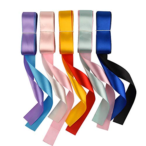 FEPITO 10 Farben 4m X 25mm Satinband Geschenkband Schleifenband Dekoband zum Basteln und Geschenk Verpacken, Partydeko, Hochzeit Weihnachten Dekoration FEPITO 10 Farben 4m X 25mm Satinband Geschenkband Schleifenband Dekoband zum Basteln und Geschenk Verpacken, Partydeko, Hochzeit Weihnachten Dekoration von FEPITO