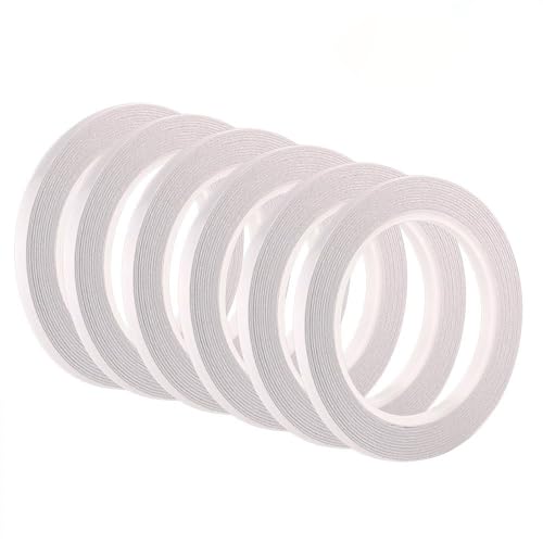FEPITO Selbstklebeband mit 6 Rollen von doppelseitigem Klebeband zum Nähen, Basteln, Handarbeit, Jede Rolle für 6 x 25 Meter FEPITO Selbstklebeband mit 6 Rollen von doppelseitigem Klebeband zum Nähen, Basteln, Handarbeit, Jede Rolle für 6 x 25 Meter von FEPITO