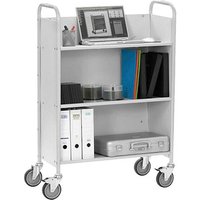 fetra 4891 Bürowagen grau 3 Ebenen 40,0 x 85,5 x 121,8 cm von FETRA