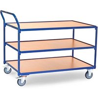 fetra Tischwagen 2750 blau 60,0 x 98,5 x 104,0 cm von FETRA