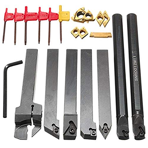 EsportsMJJ 7St 12Mm Schaft Drehbank Set Bohrstange Drehwerkzeughalter Kit Mit Karbid Einlagen EsportsMJJ 7St 12Mm Schaft Drehbank Set Bohrstange Drehwerkzeughalter Kit Mit Karbid Einlagen von EsportsMJJ