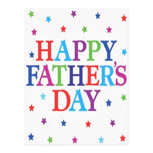 Dekorative selbstklebende Vinylbögen für glatte Oberflächen, Sterne, Happy Fathers Day, Kristallaufkleber, wasserdichte Aufkleber für Heimdekoration, Abzieh-Stick-Tapete für Schränke, Arbeitsplatten von FEYUNYAN