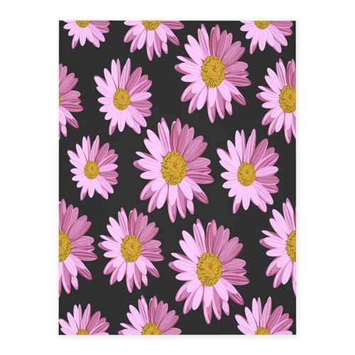 Dekorative selbstklebende Vinylbögen für glatte Oberflächen, rosa Blume, Kristall-Aufkleber, transparente wasserdichte Aufkleber für Heimdekoration, Peel Stick Tapete für Schränke, Arbeitsplatten von FEYUNYAN