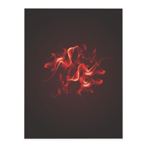 Dekorative selbstklebende Vinylbögen für glatte Oberflächen, rote Flamme, Kristallaufkleber, transparente wasserdichte Aufkleber für Heimdekoration, Peel Stick Tapete für Schränke, Arbeitsplatten Dekorative selbstklebende Vinylbögen für glatte Oberflächen, rote Flamme, Kristallaufkleber, transparente wasserdichte Aufkleber für Heimdekoration, Peel Stick Tapete für Schränke, Arbeitsplatten von FEYUNYAN